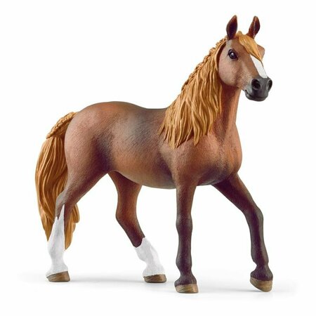 SCHLEICH Peruvian Paso Mare Horse Figurine Plastic Brown 13953